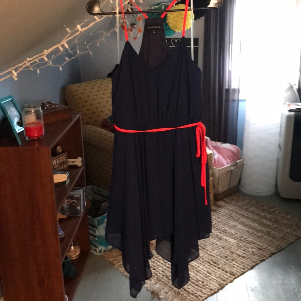 Dark blue flowy dress!